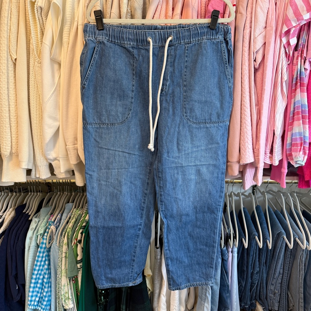 J. Crew Factory Blue Boyfriend Jeans - Picture 2 of 4